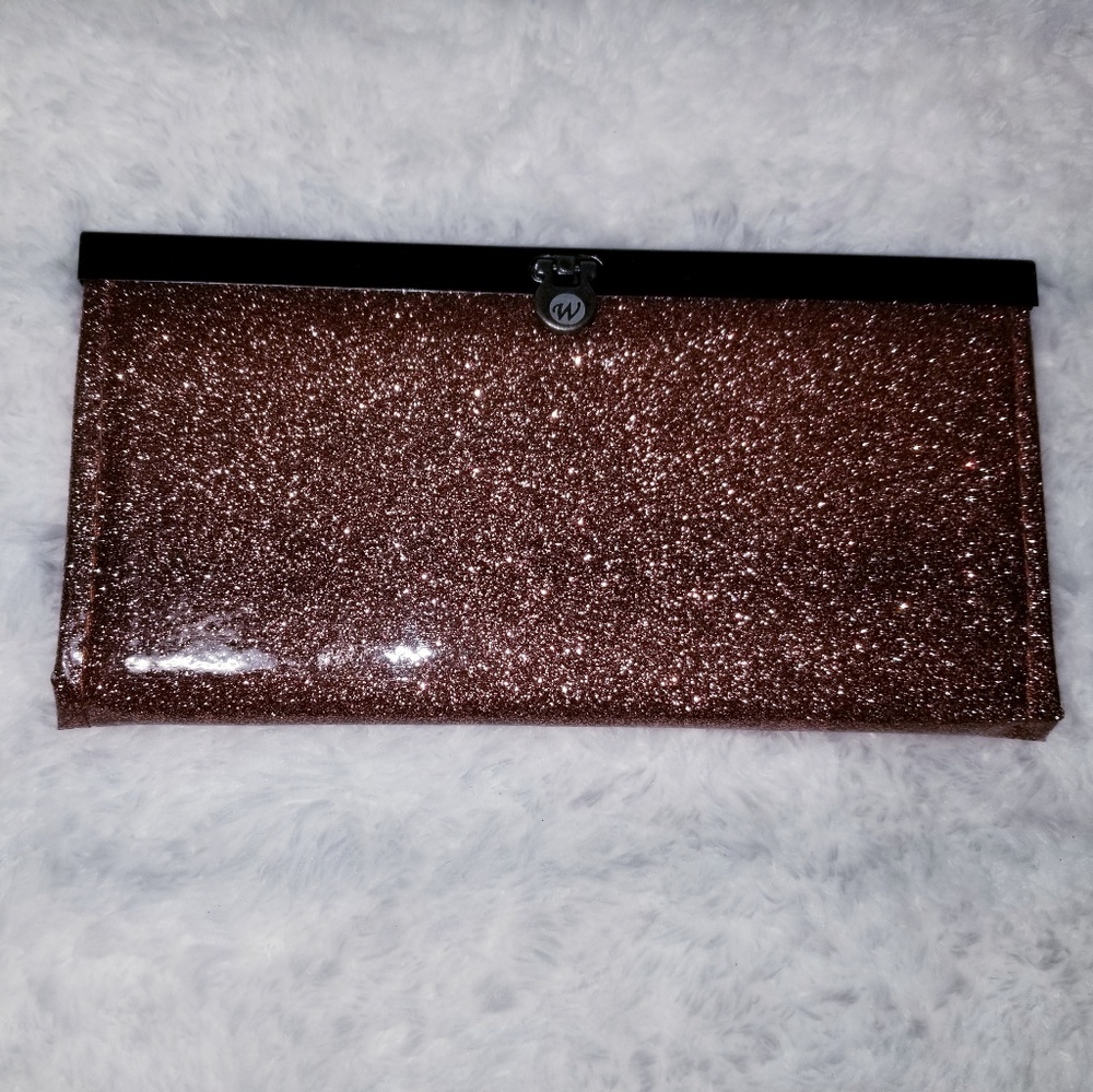 🔥Glitter Look Wallet Brown